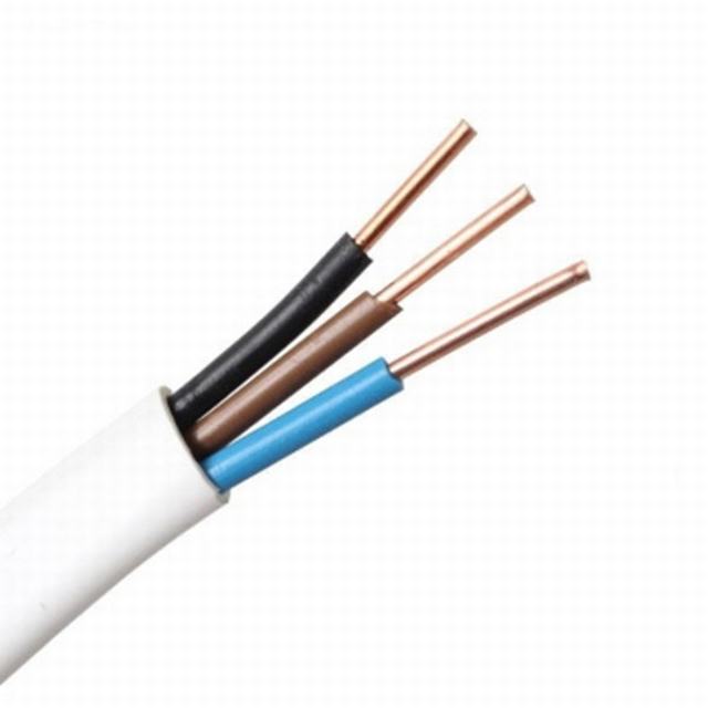 2/3 kern rvvb haus kabel kupferlitze pvc-isolierte und ummantelte flachkabel, RVVB 3 core flexible kupfer draht