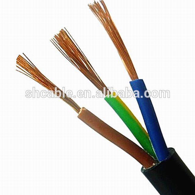 3 core 2.5mm2 гибкий кабель 3 основных 4mm2 гибкий ПВХ кабель