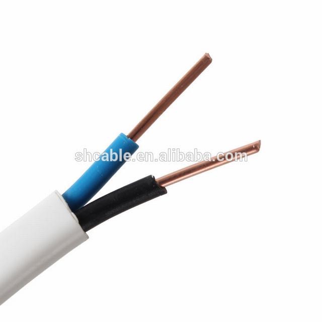300/500 V BVVB kabel terdampar kabel Cu PVC insulated PVC jaket kabel listrik