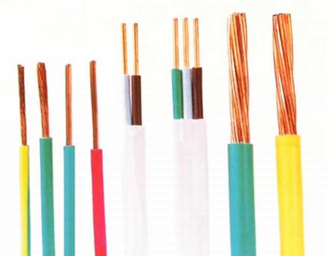 300/500 v 2.5mm2 Cu de aislamiento de PVC Cable
