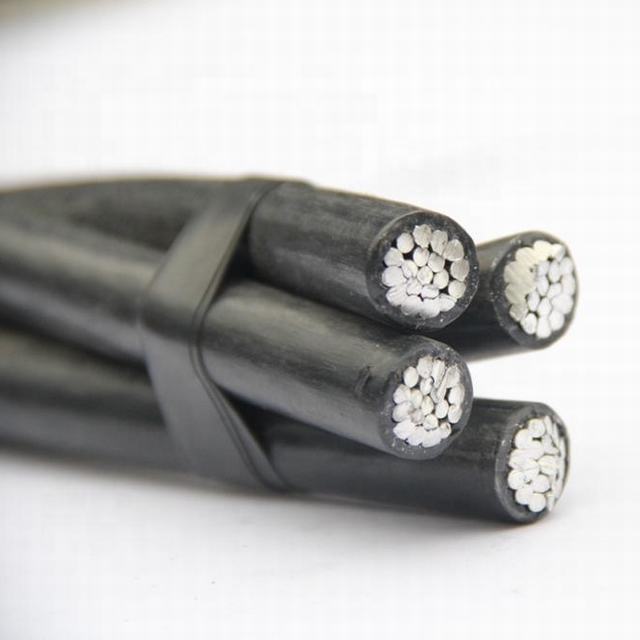 4+1*95mm2 0.6/1KV Aluminum / XLPE  insulated Aerial Bundle Cable