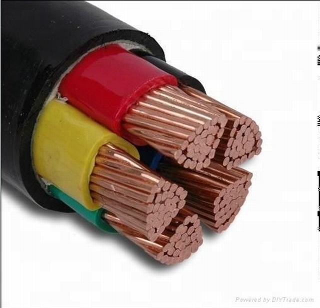 4*185mm2 Copper core XLPE Insulation PVC Sheath electrical cable power cable