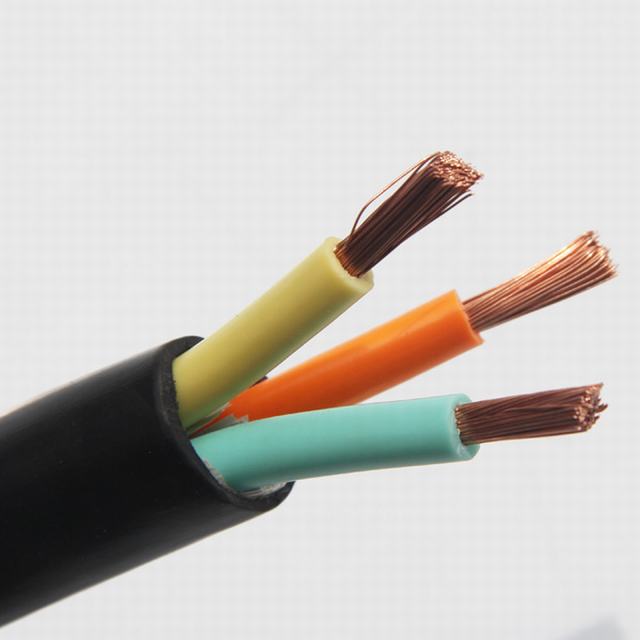 4 core 2,5mm 4 core 8mm cable flexible de cable flexible