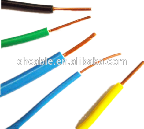 450/750V copper or aluminum core BV/BLV PVC insulated electrical cable