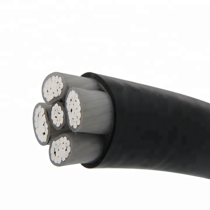 5 core Aluminium vpe-isolierung power kabel YJLV power kabel