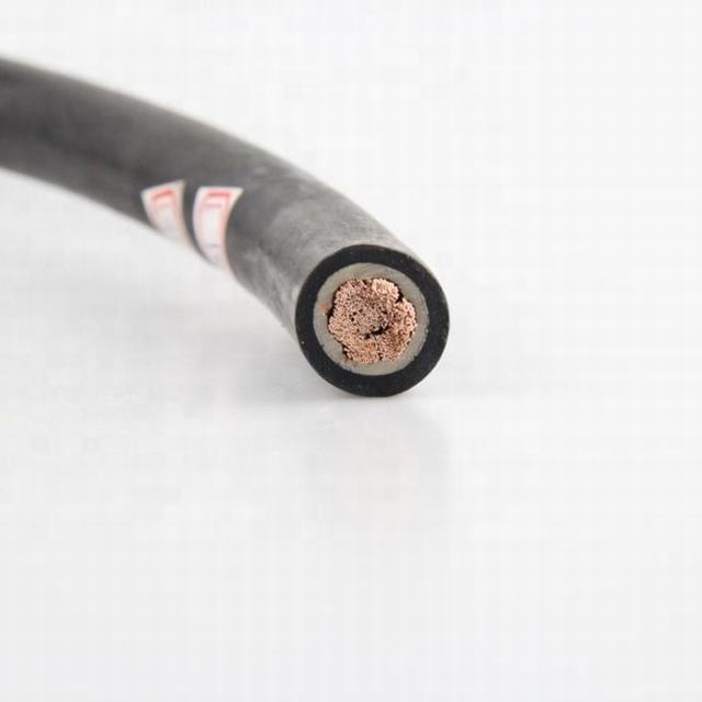 70mm2 stranded copper conductor double rubber insulated welding cable