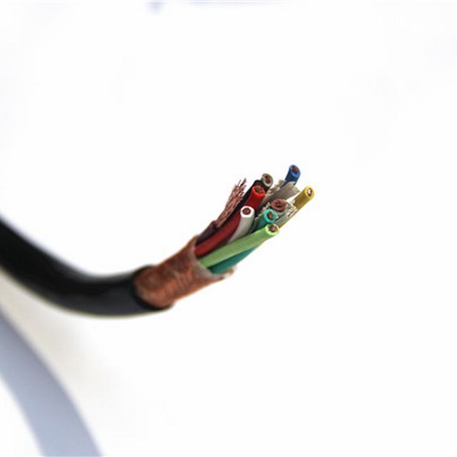 8 core cable flexible 8 cable de la pantalla de control de cable