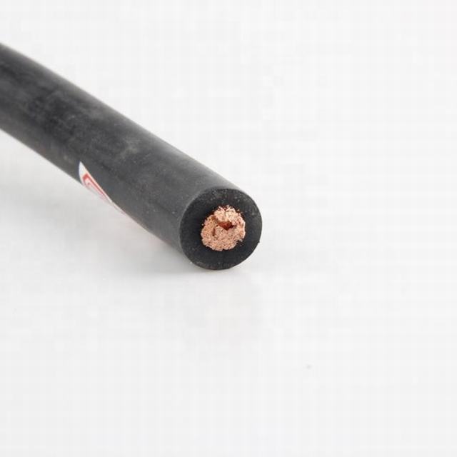Zwarte kleur elektrische lassen kabel van koper core
