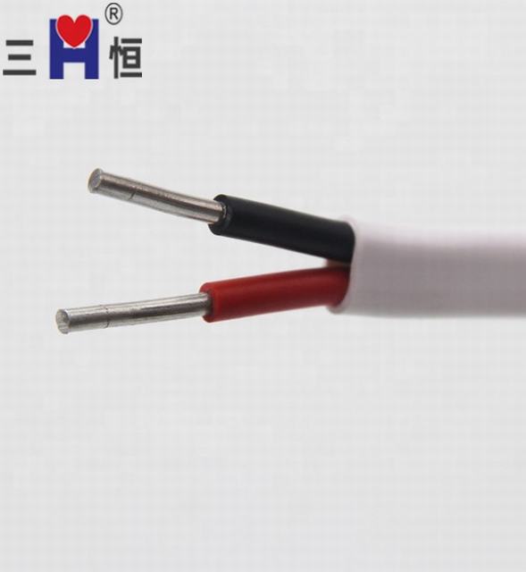 Trung quốc hàng hóa bán buôn PVC flat electric twin và trái đất cable