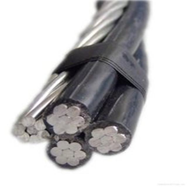Заводская цена 3 strand XLPE изолированный алюминиевый проводник Накладные ABC кабель
