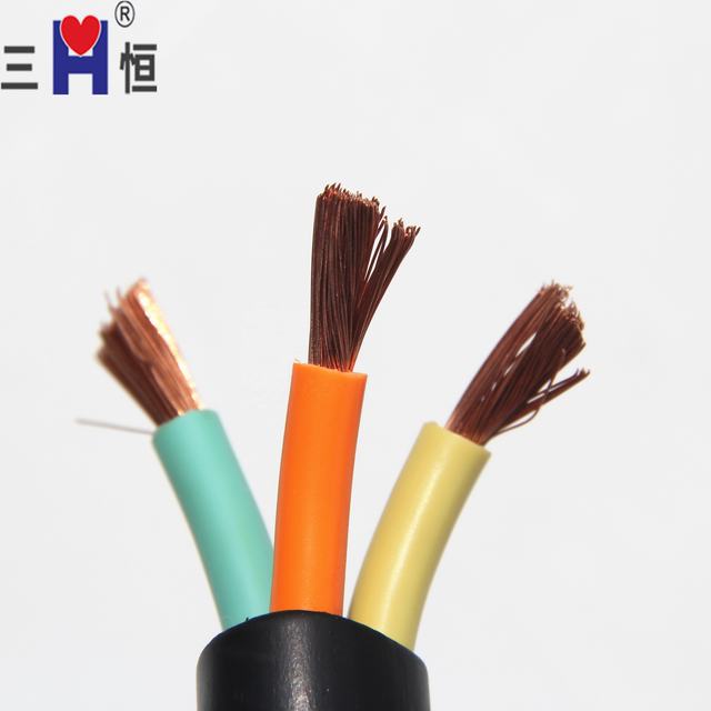 Flexible Cable Rubber Double Insulated Cable With Copper Conductor