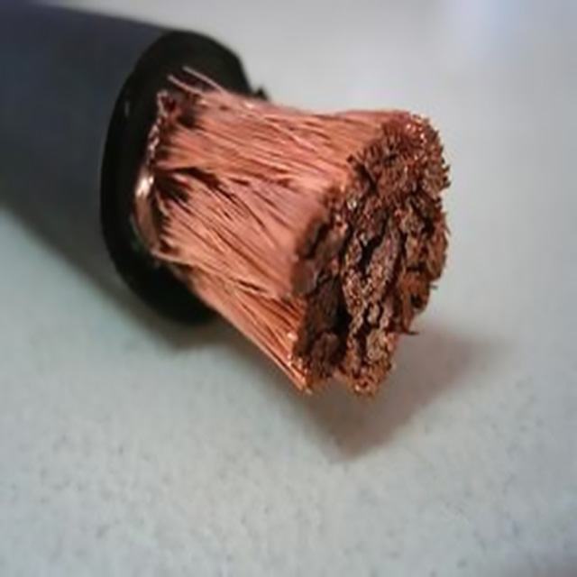 Flexible de cobre aislamiento de goma caucho vaina 95mm2 Cable de soldadura de caucho