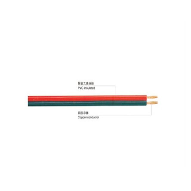 Buena calidad bulbo/foco alambre de cobre trenzado de cable de altavoz y 0 22mm2 solo flex cable