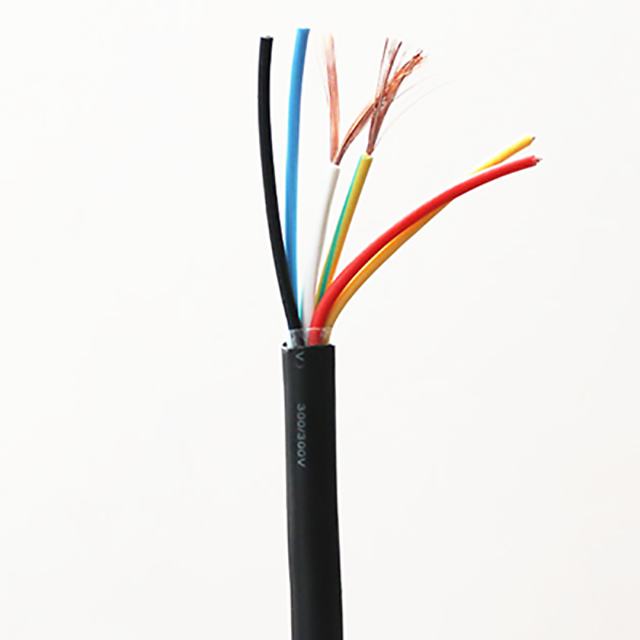 H05VV-F 2.5 Mm 4 Kabel Inti dengan Harga Murah Kawat Listrik 300/500 V Tegangan Rendah Listrik Lembut Kabel