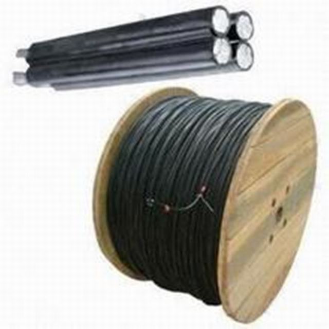 aluminium wire 4 mm 2/3/4 Core 600/1000 V 10 mm2 XLPE/PE  Insulated Twisted Service  street light cable wire