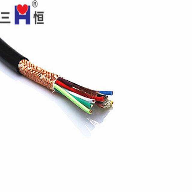 Caliente negro 6 awg eléctrico de cobre rvv cable de control