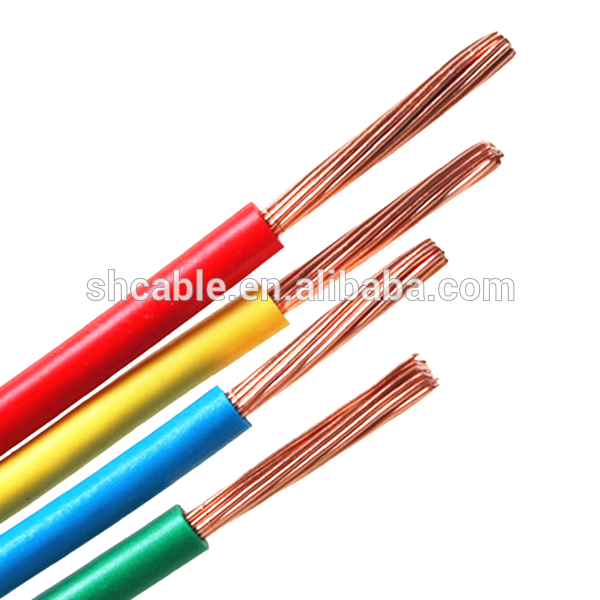 Hot verkoop BV Single Core Koperen PVC 1.5mm 2.5mm streng kabels voor behuizing