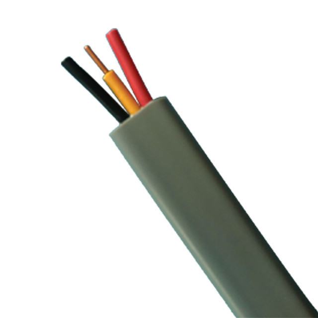 PVC Coated Flat Flexible Twin And Earth Cable 2.5mm Strands