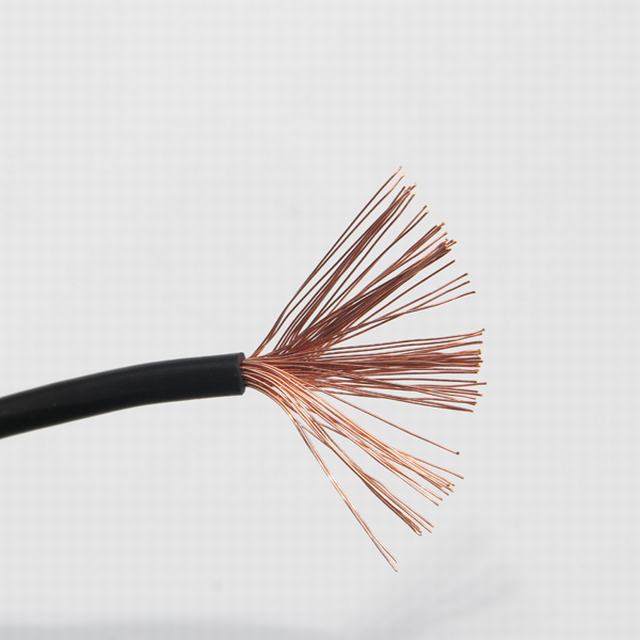 Aislamiento de PVC conductor de cobre 1mm alambre sólido cable de un solo núcleo