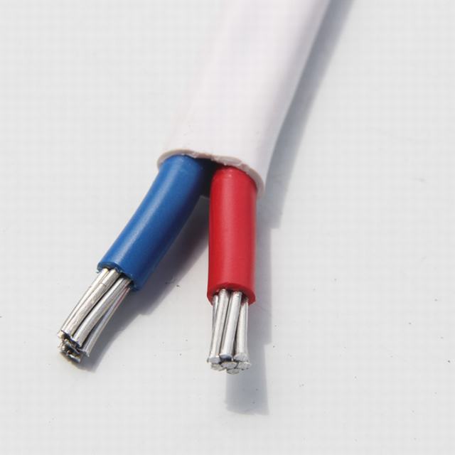 PVC Isolou o cabo elétrico 2.5 milímetros 10mm de núcleo duplo