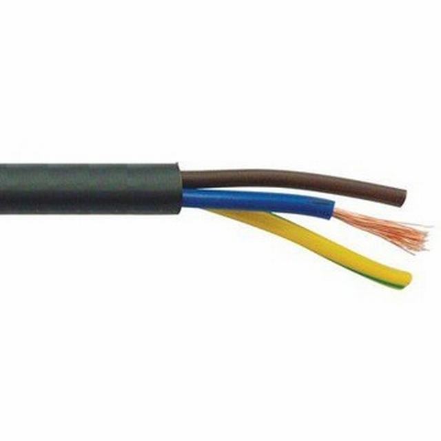 Aislamiento de PVC cubierta de PVC RVV 4 Core 1.0mm2 Cable Flexible y CCC de alambre