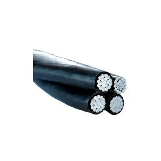 PVC/PE/XLPE ABC Cable paquete aéreo tamaño aluminio cable de alimentación al cable ABC