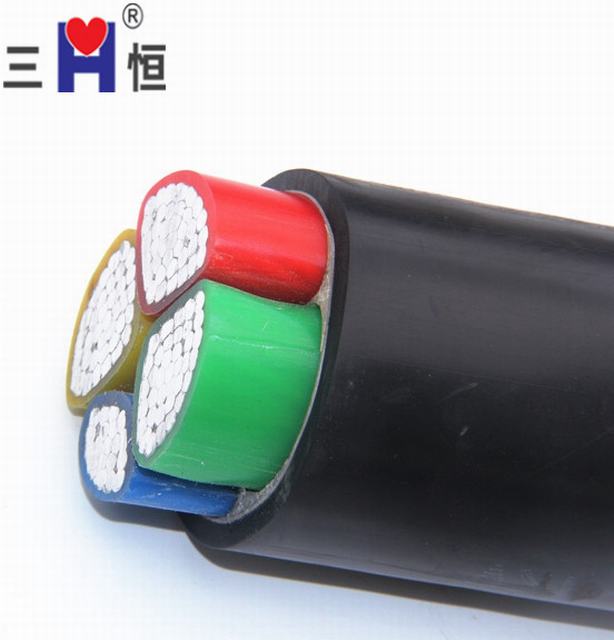 PVC XLPE insulated power cable 4x35mm2 aluminum