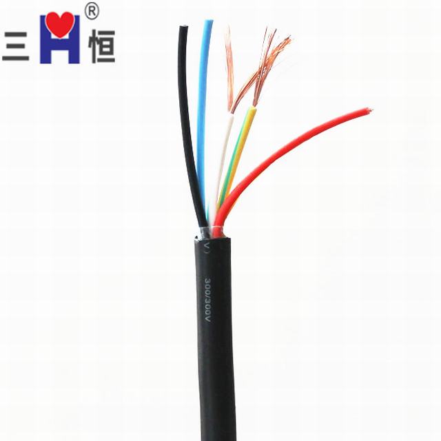 PVC insulated and sheathed light fine wired cable