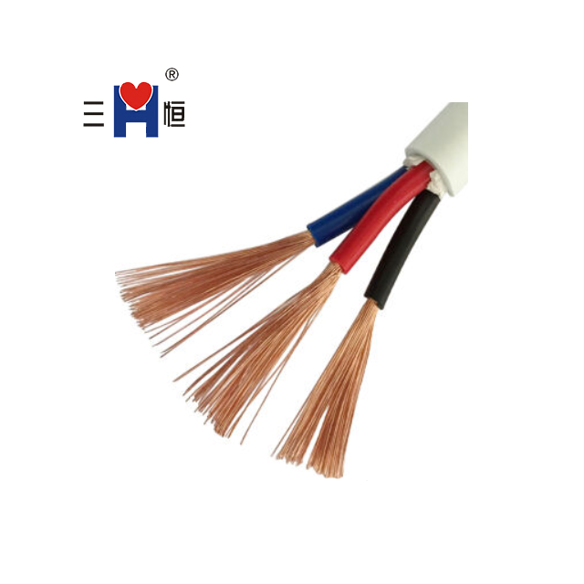 Pvc Insulated Flexible Electrical And Wire Rvv Cable 3*0.75