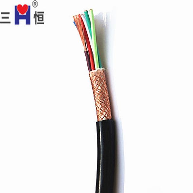 Afgeschermde flexibele elektrische draad en kabel pvc geïsoleerde type