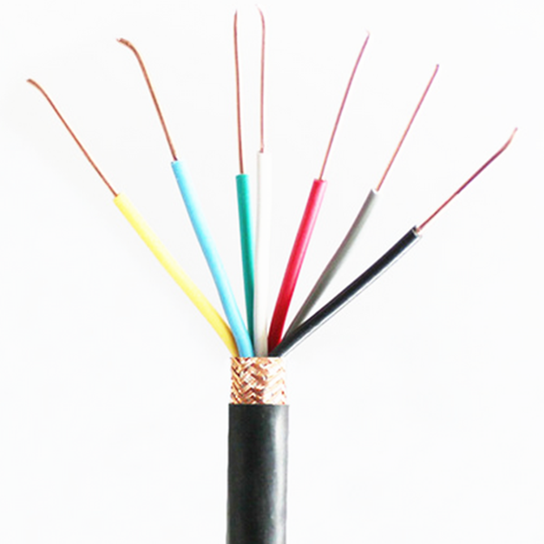 Câble de contrôle de Signal 2*2.5mm2 KVVP PVC isolé PVC veste avec blindé fil souple