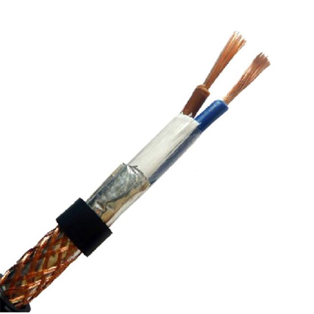 Stranded Copper Wire Braided Shielded 2 Core 1.5mm Electrical Cable Price