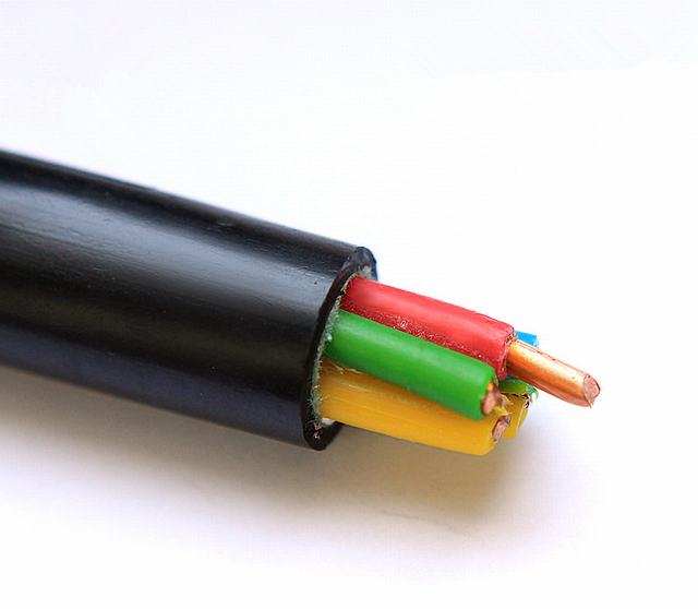 YJV Solide Kupfer PVC Isolierung 4 Core 2,5 qmm Power Kabel