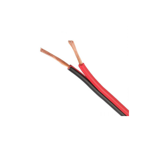 Usine de câbles à 2 noyaux flexible parallèle haut-parleur plat rvb câble et câble blindé