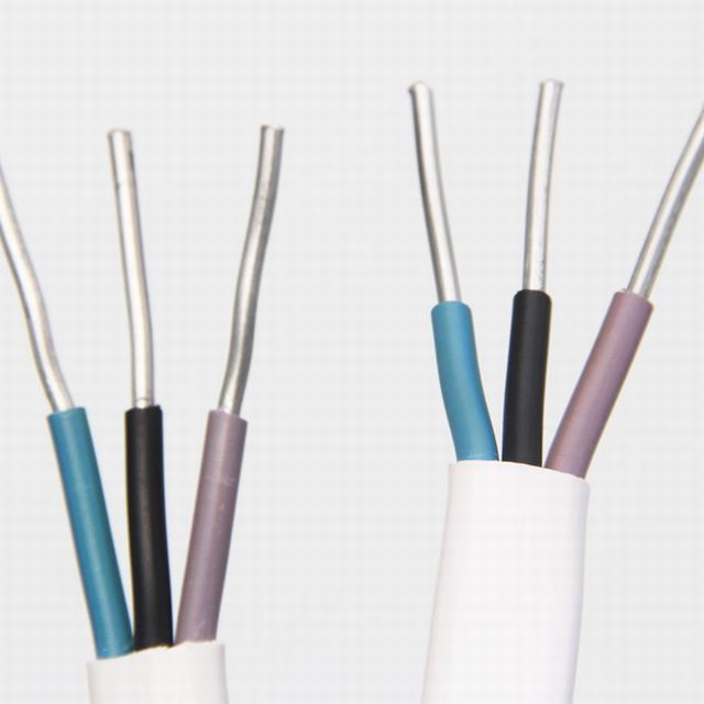 colorful PVC jacket cable 3*2.5 flexible electrical wire