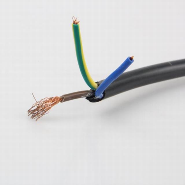 copper conductor multi strand electric copper cable 5x1.5mm2