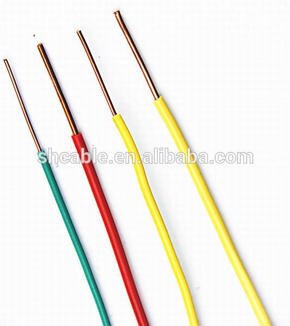 flexible building wire CU PVC wire house building 4mm2 6mm2 building wire