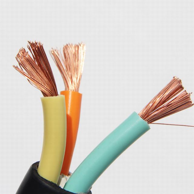 De goma flexible cable flexible de goma alambre flexible de cable de soldadura