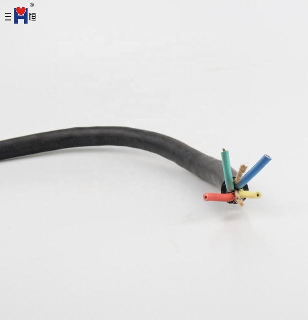 Karet fleksibel kabel power bawah air karet datar kabel