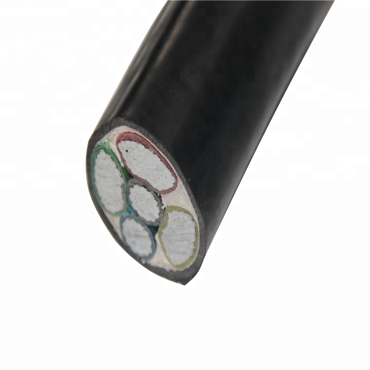 Câble d'alimentation En Aluminium de 25mm câble d'isolation XLPE (4 + 1) noyaux