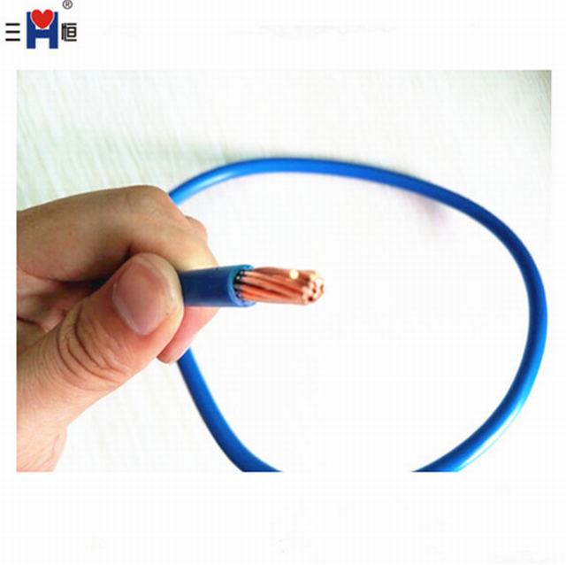 Pvc isolou o fio elétrico single core cabo de cobre do cabo elétrico
