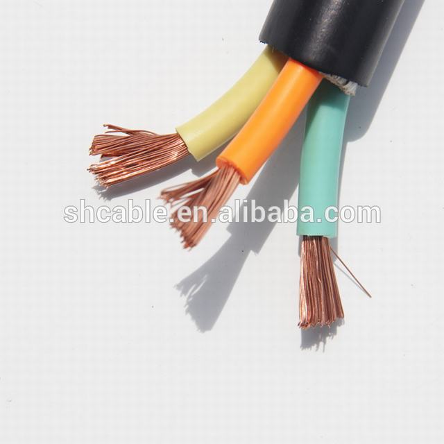 Tailles de câble d'alimentation standard et le caoutchouc néoprène câble h07rn-f 3g1. 5