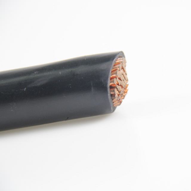 Trenzado pvc flexible cable eléctrico de cobre cable de un solo núcleo