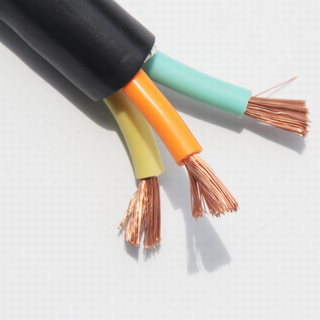 Imperméable 450/750 V YC 1.5mm2 câble en caoutchouc flexible