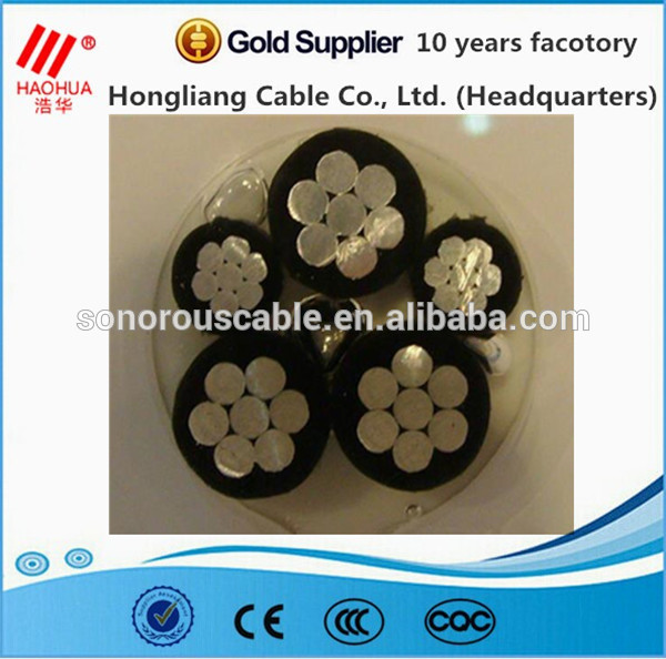 Fabriqué en Chine Câble ABC 35mm avec Norme NF C 33-209, IEC, BS, SABS, ASTM