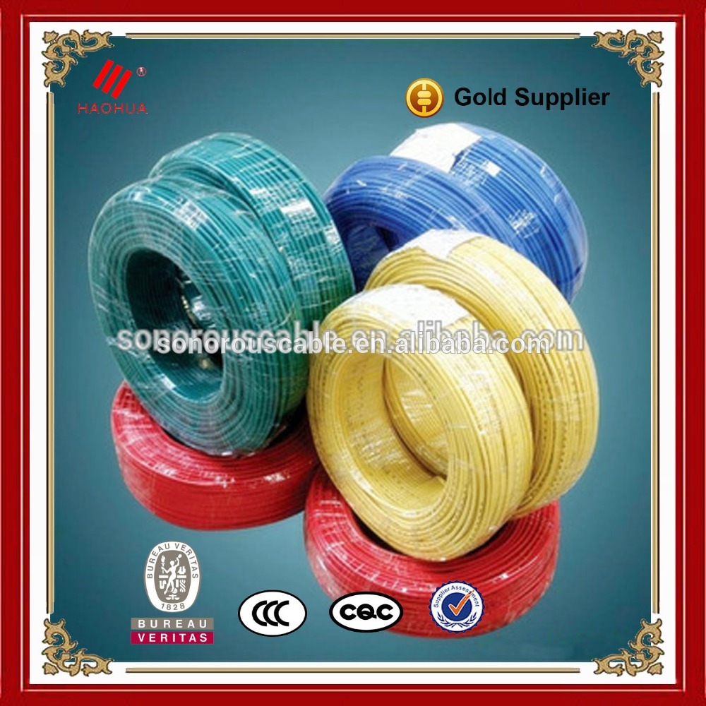 Elektrische draad en kabel 16mm flexibele single core elektrische draad prijs 1. 5mm 2. 4mm 5mm 6mm 10mm2