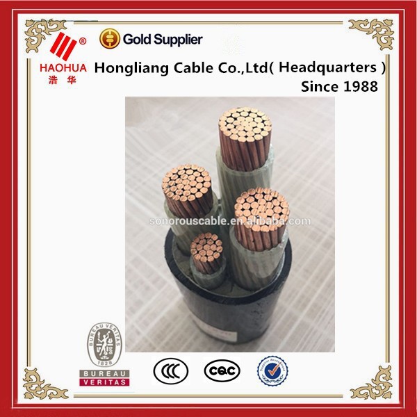 Made in China 4 Core (3 x 70mm+35mm). Un-Armored, Copper Conductors, XLPE,Voltage Rating:600/1000V