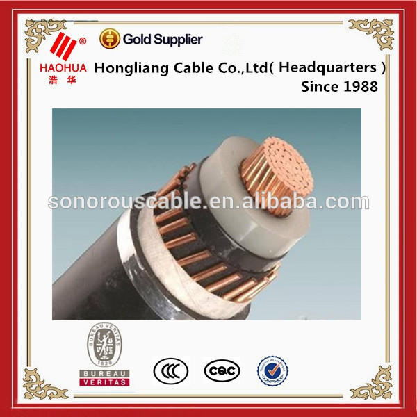 Norme VDE Câble XLPE 6/10kV N2XS (F) 2Y 95/16mm2 150/25mm2 240/25mm2 Câble D'alimentation
