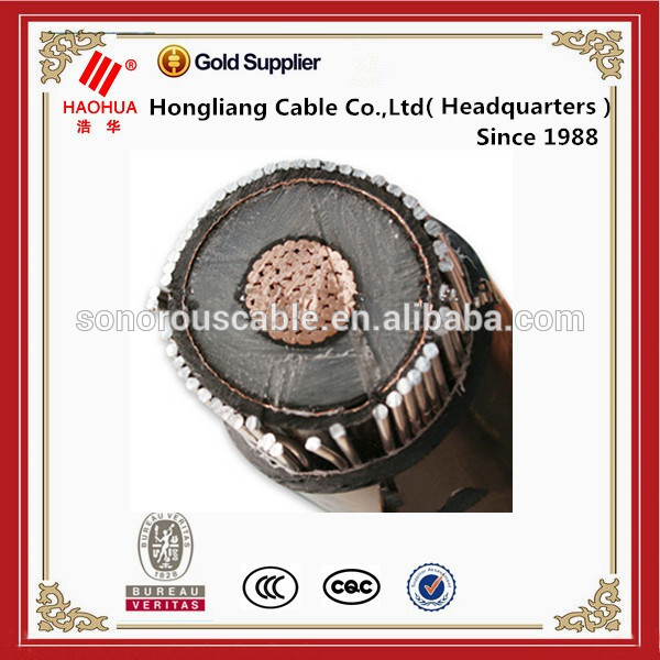 Hong Лян Электрический кабель напряжения до 35kv ПВХ/xlpe Силовой кабель
