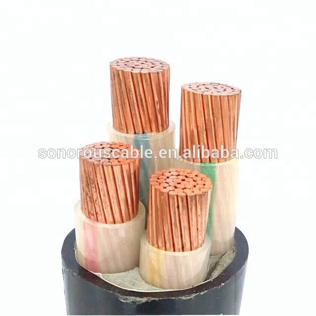 No.1-1kV 4 core 95mm copper conductor XLPE insulated PVC sheath power cable